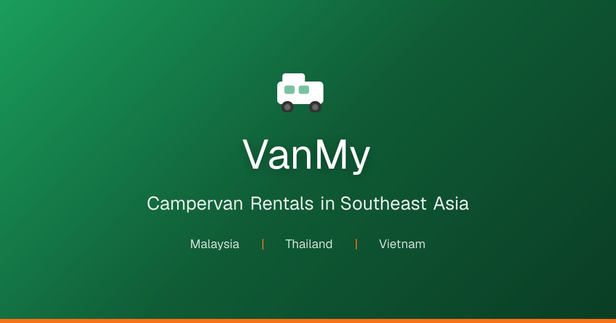 Campervan Rental Malaysia — Rent from Local Owners | VanMy